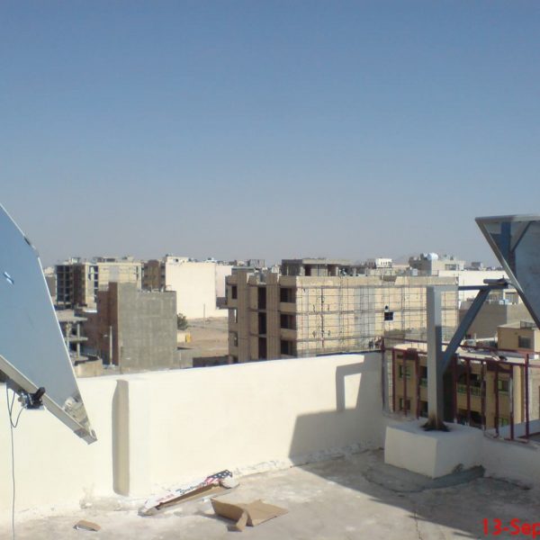 نمای بیرونی نورگیر هوشمند خورشیدی روشنا