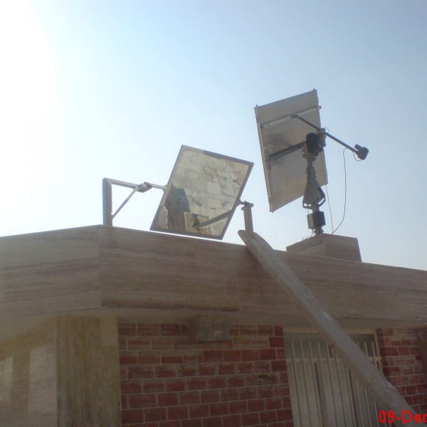 نمای بیرونی نورگیر هوشمند خورشیدی روشنا