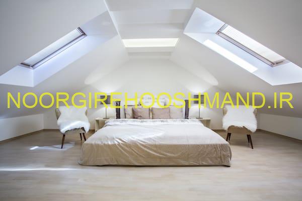 تاثیر نورگیر سقفی در نور اتاق