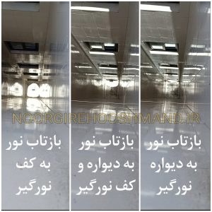 حالات مختلف بازتاب نور در نورگیر ( پاسیو )